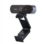 罗技 C1000e 4K超高清网络直播摄像头 广角视频电脑笔记本摄像头 内置麦克风 黑色